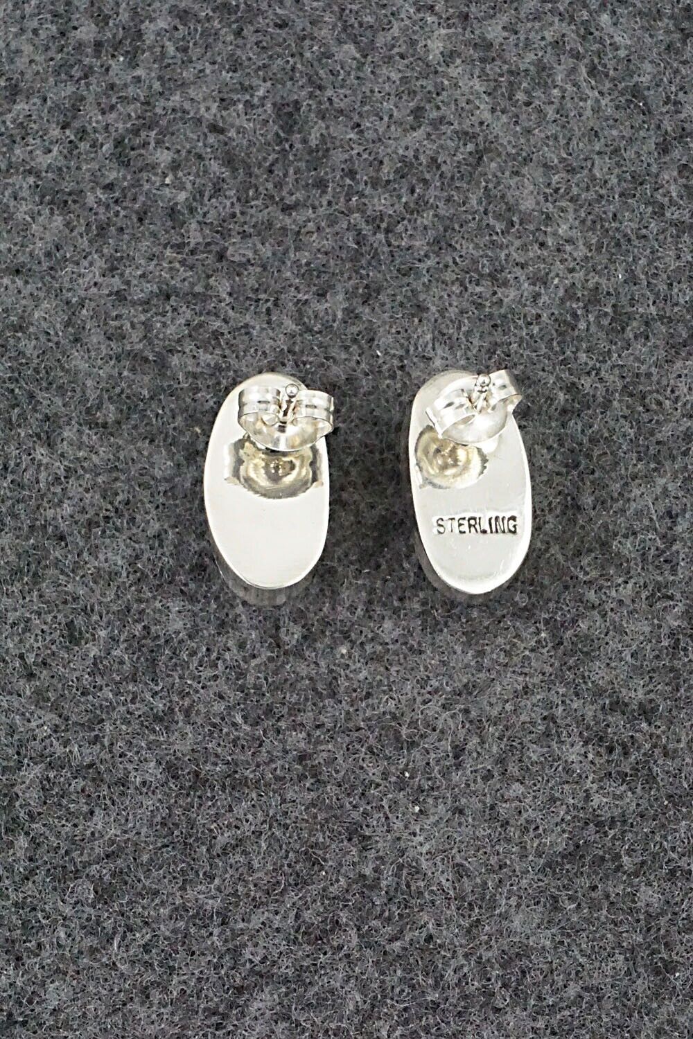 Turquoise & Sterling Silver Earrings - Marco Begaye
