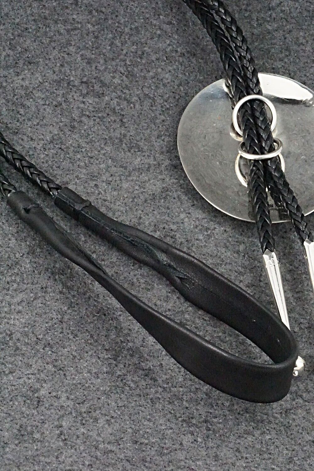 Turquoise & Sterling Silver Bolo Tie - Wilbert Muskett Sr.