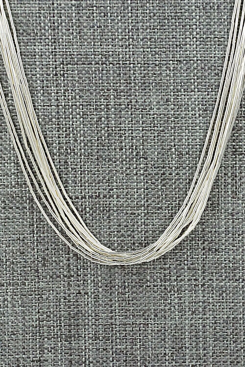 Liquid Silver Chain Necklace - Sterling Silver 30"
