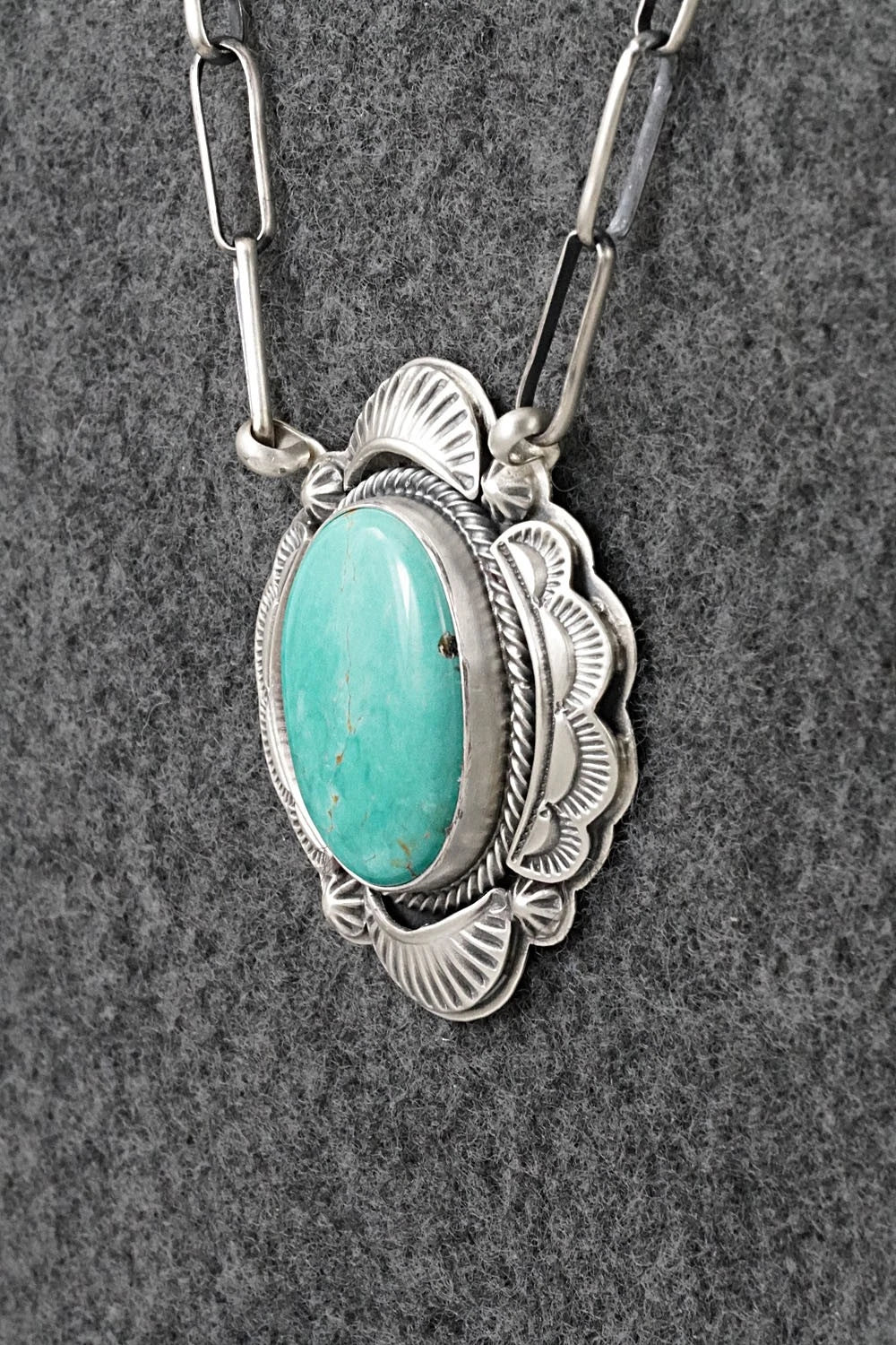 Turquoise & Sterling Silver Necklace - Randy Boyd