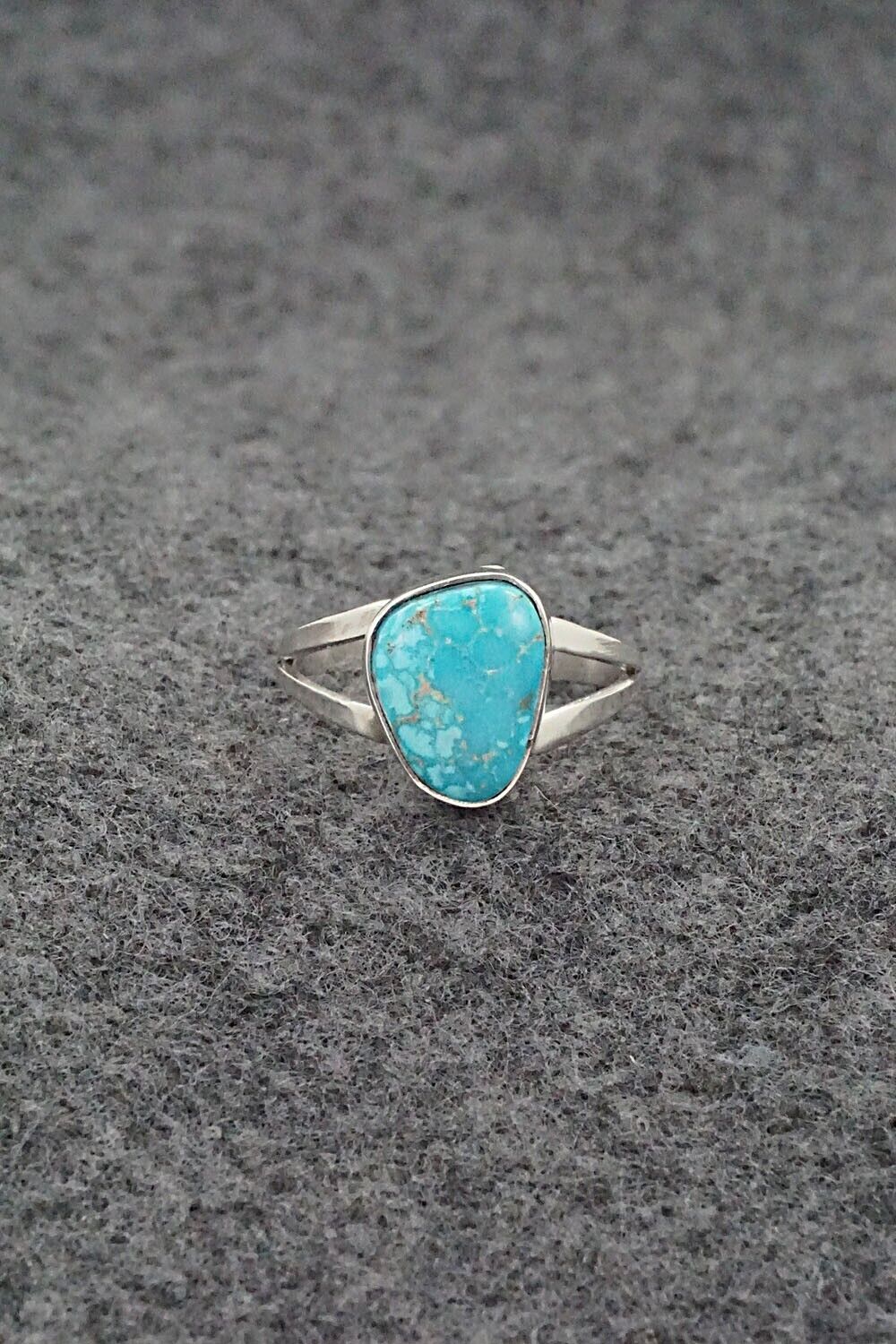 Turquoise & Sterling Silver Ring - Theresa Smith - Size 6.75