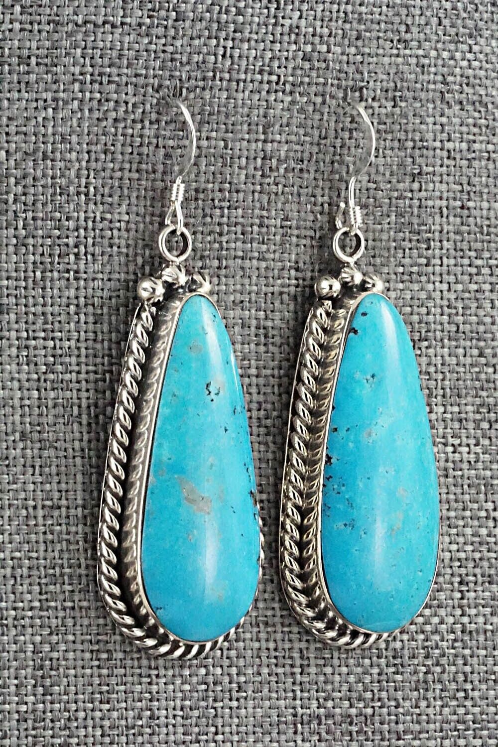 Turquoise & Sterling Silver Earrings - Brandon Belin