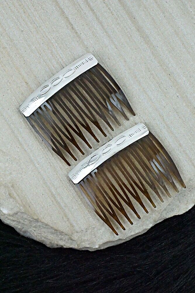Sterling Silver Hair Combs - Randall Dalgai