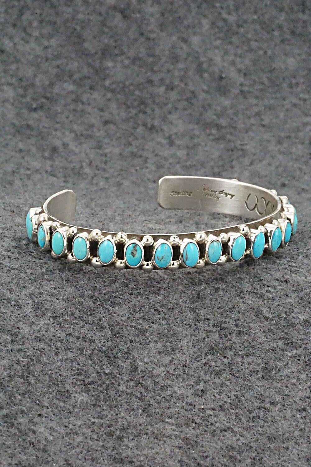 Turquoise & Sterling Silver Bracelet - Darlene Begay
