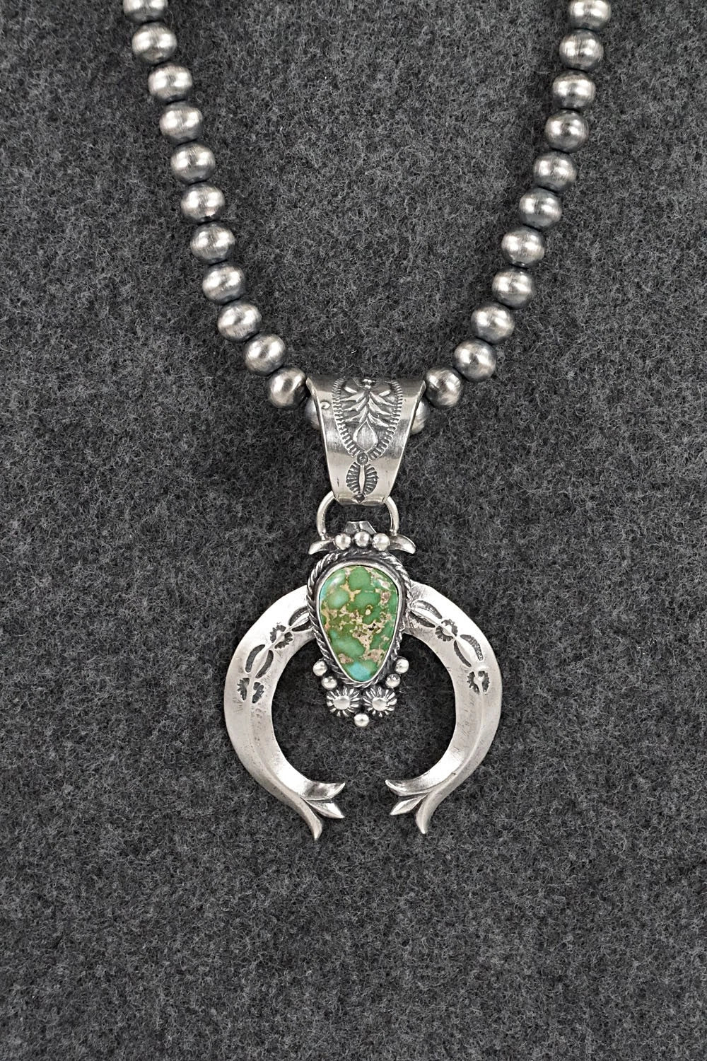 Turquoise & Sterling Silver Necklace - Samuel Yellowhair