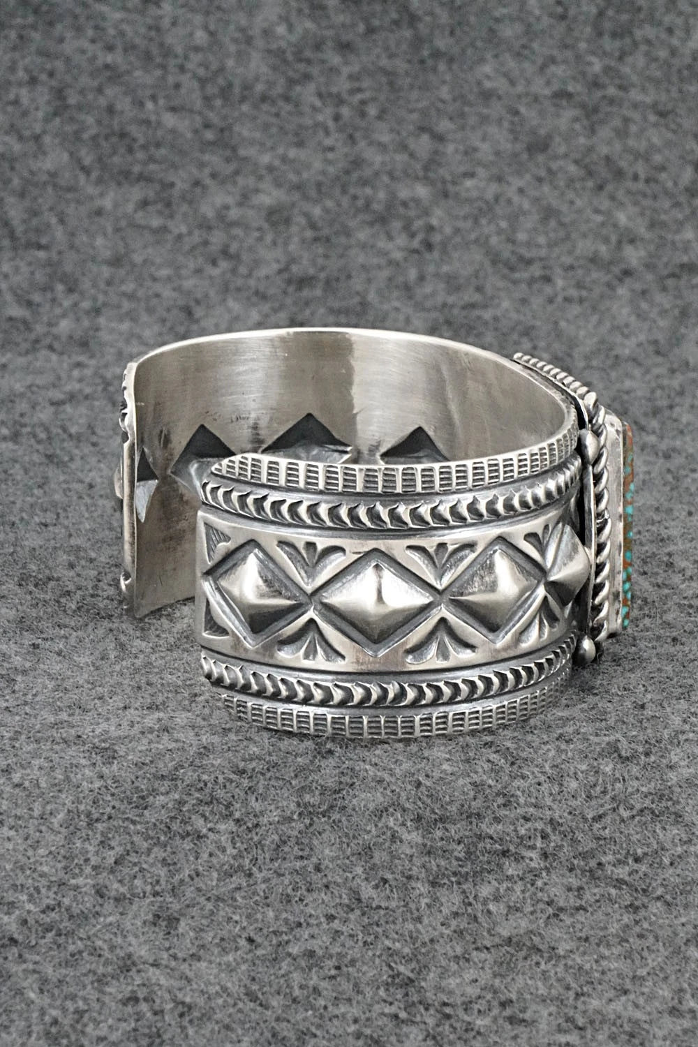 Turquoise & Sterling Silver Bracelet - Arnold Blackgoat