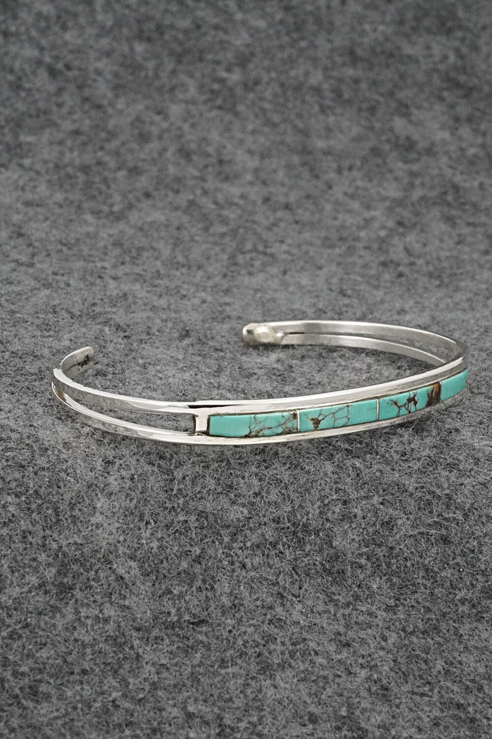 Turquoise & Sterling Silver Bracelet - Jamie Johnson