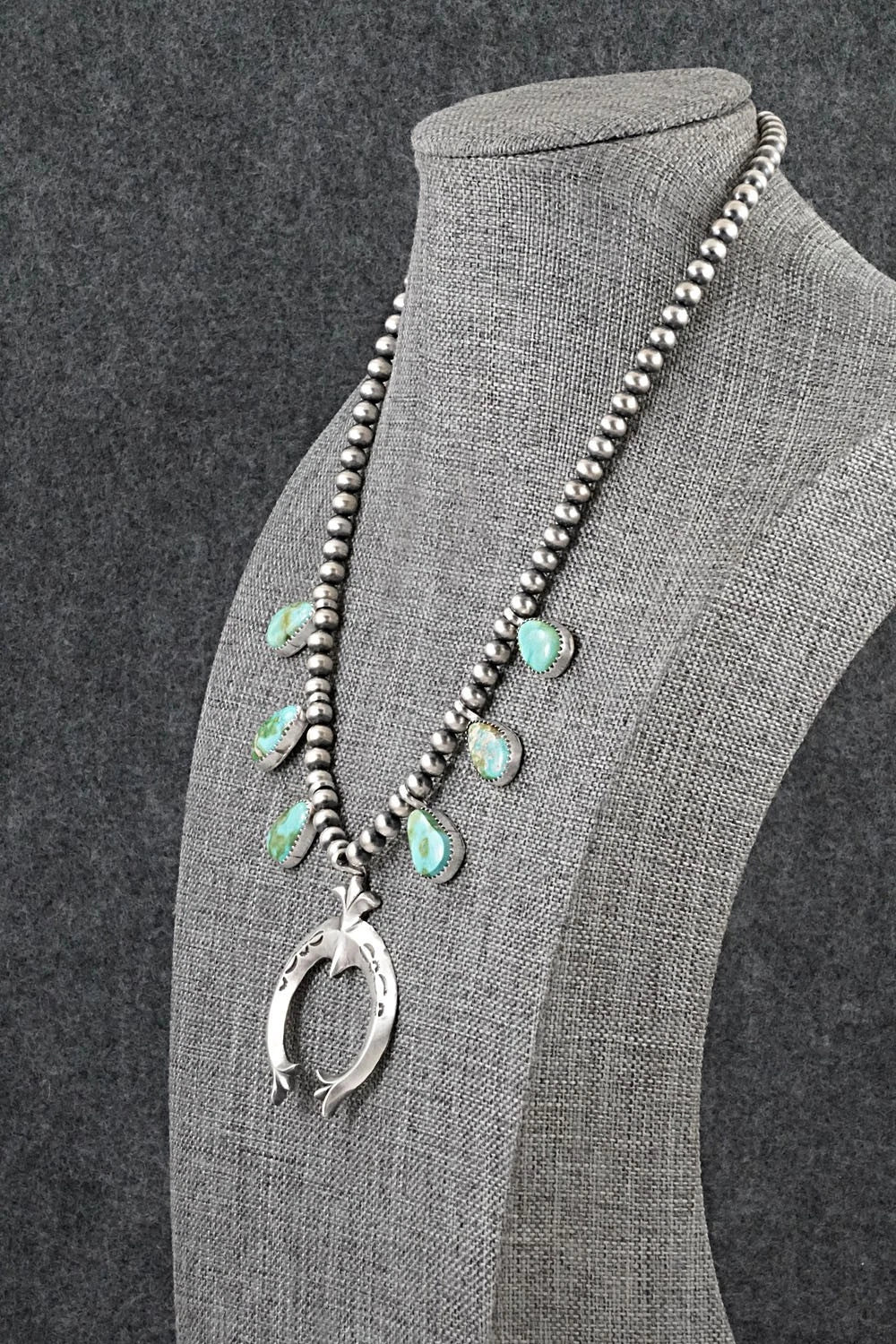 Turquoise & Sterling Silver Necklace - Latricia Largo