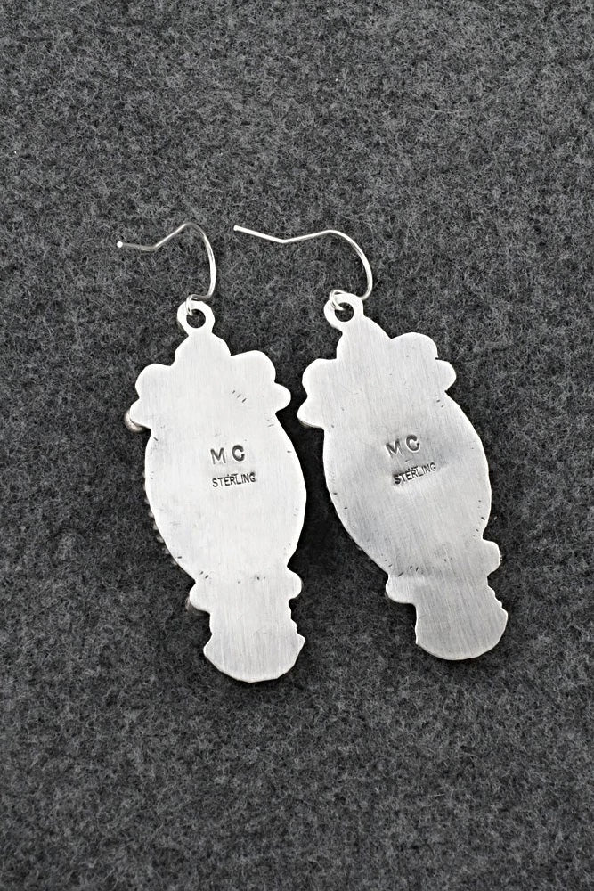 Turquoise & Sterling Silver Earrings - Michael Calladitto