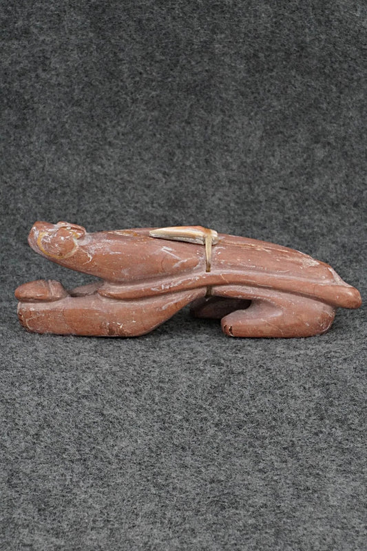 Mountain Lion Zuni Fetish Carving - Rick Kallestewa