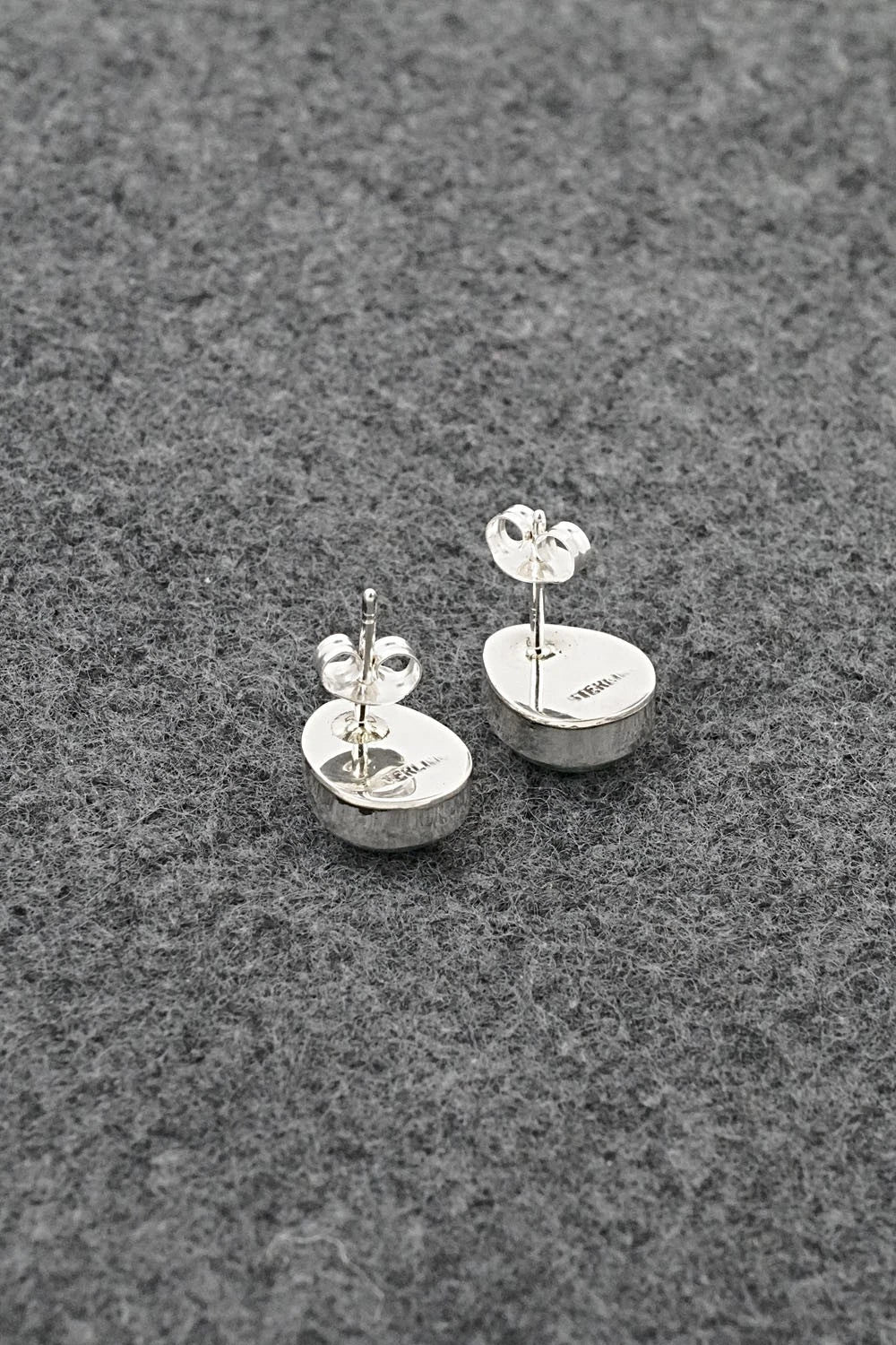 Turquoise & Sterling Silver Earrings - Rosemary Saunders