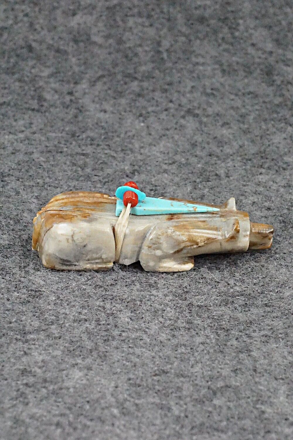 Badger Zuni Fetish Carving - Alex Tsethlikai