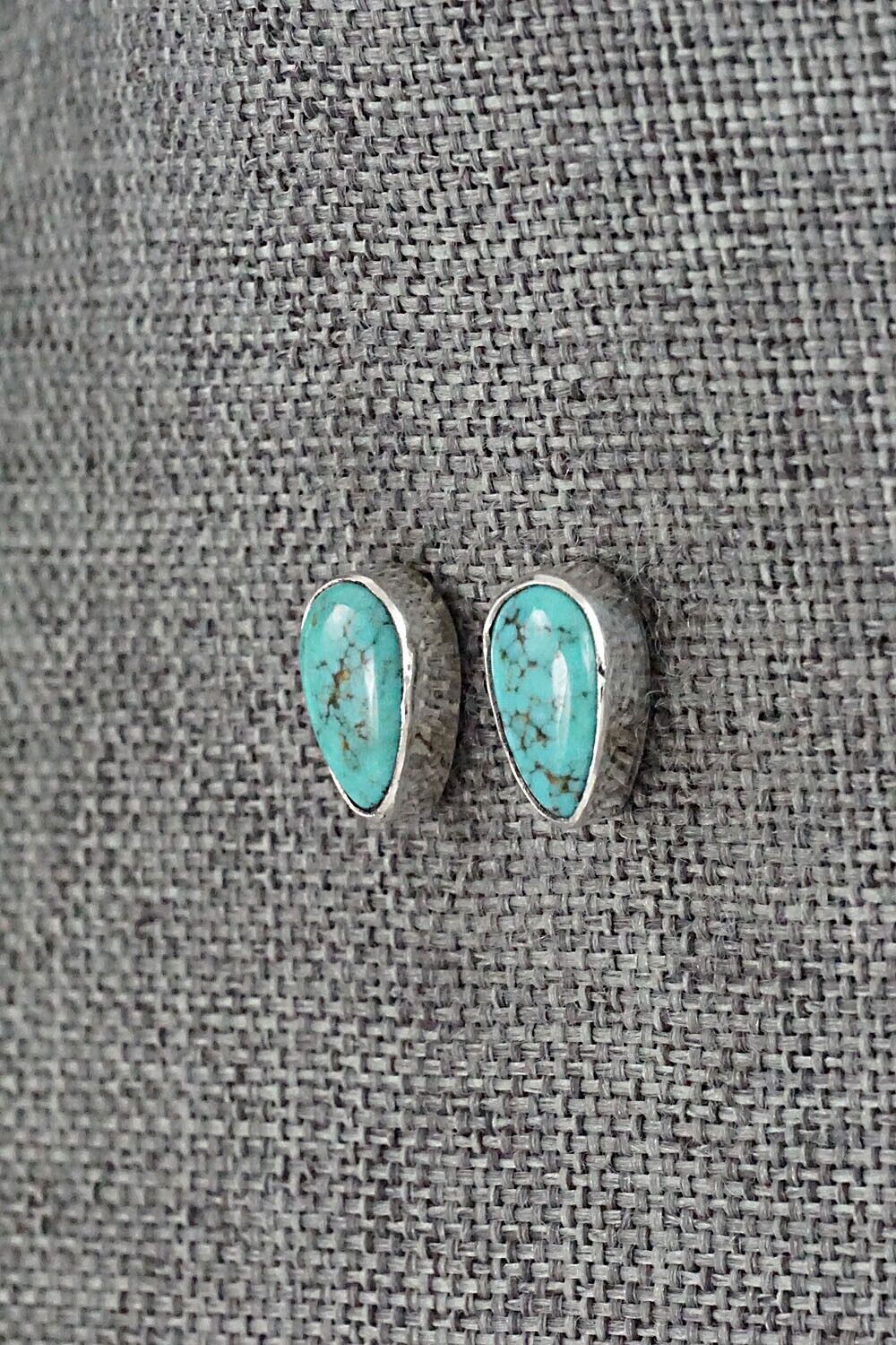 Turquoise & Sterling Silver Earrings - Marco Begaye