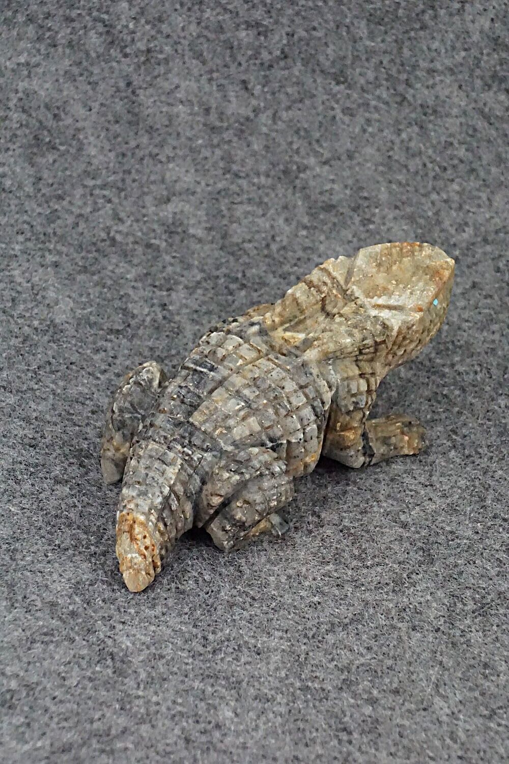 Horned Toad Zuni Fetish Carving - Tony Mackel