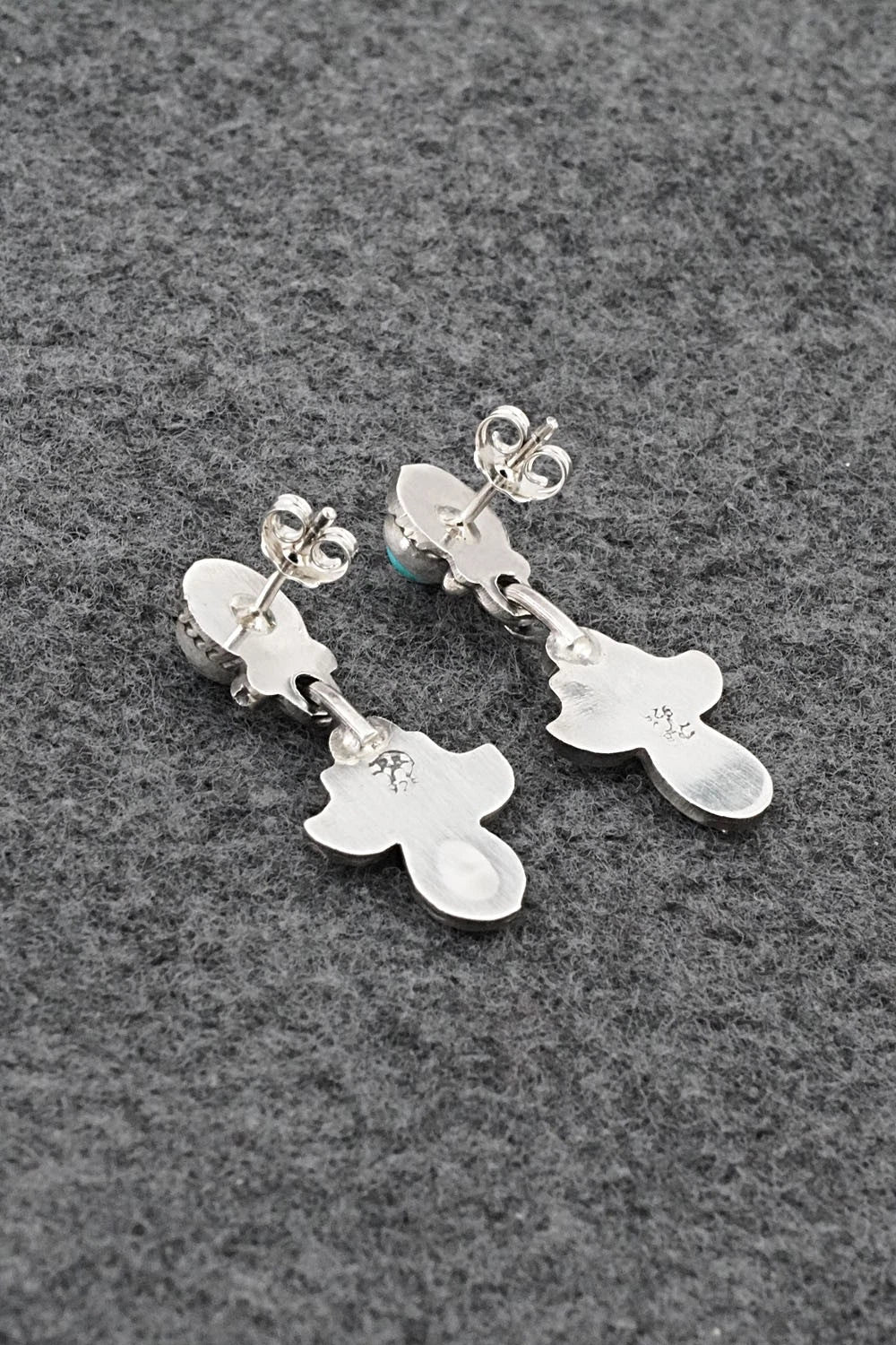 Turquoise & Sterling Silver Earrings - Sharon McCarthy