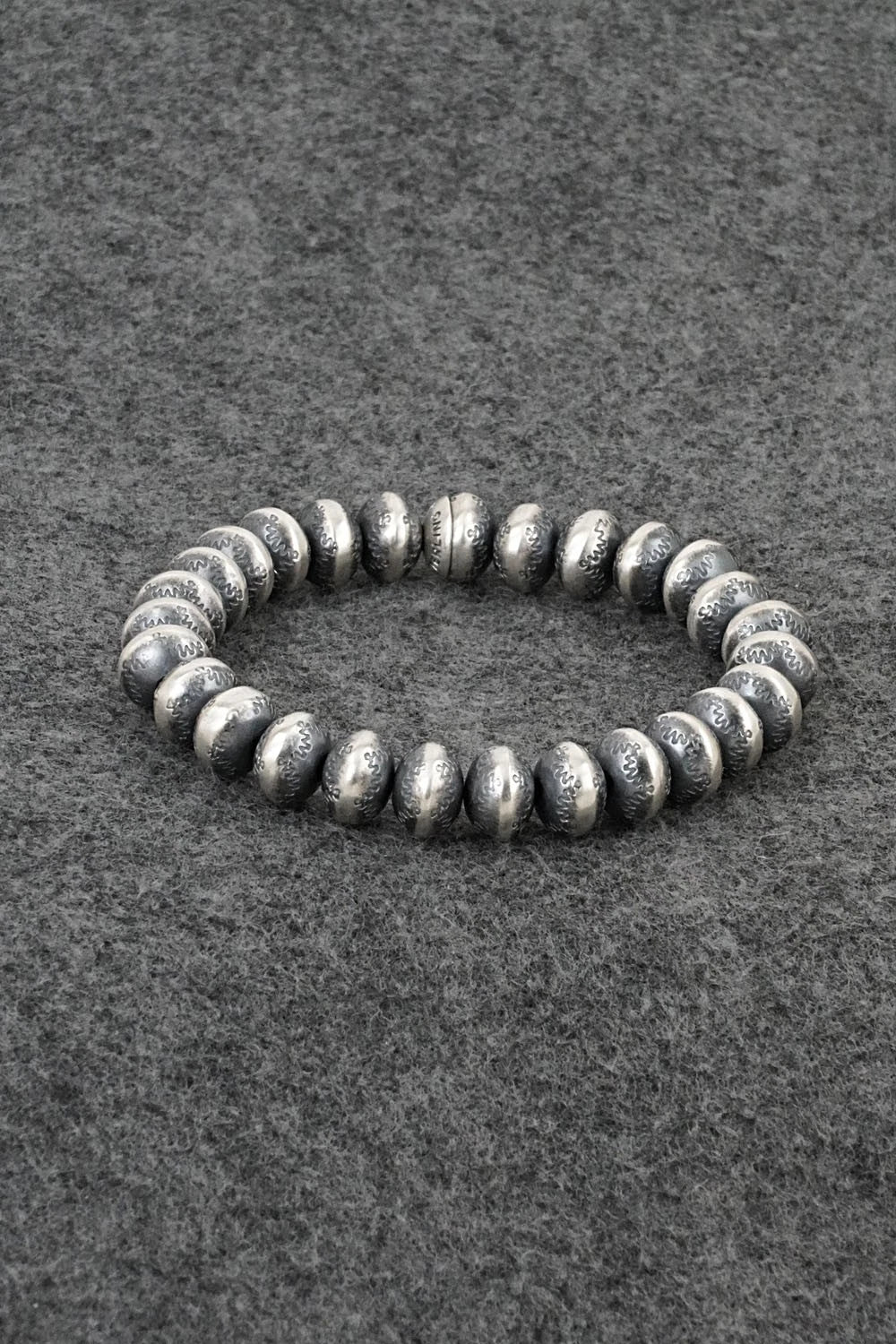 Sterling Silver Navajo Pearl Bracelet - Bryannen Halwood