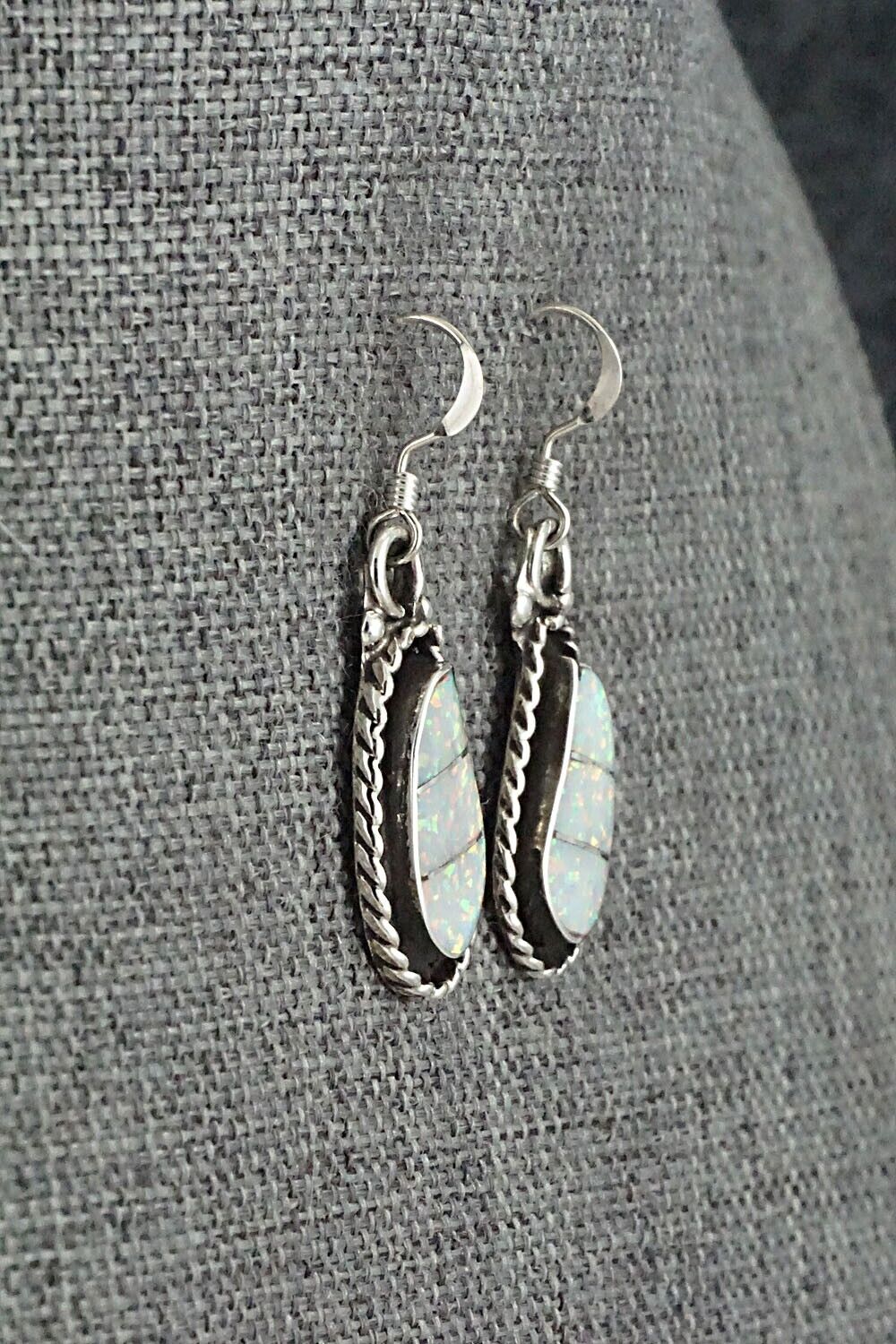 Opalite & Sterling Silver Earrings - Susie Lowsayatee