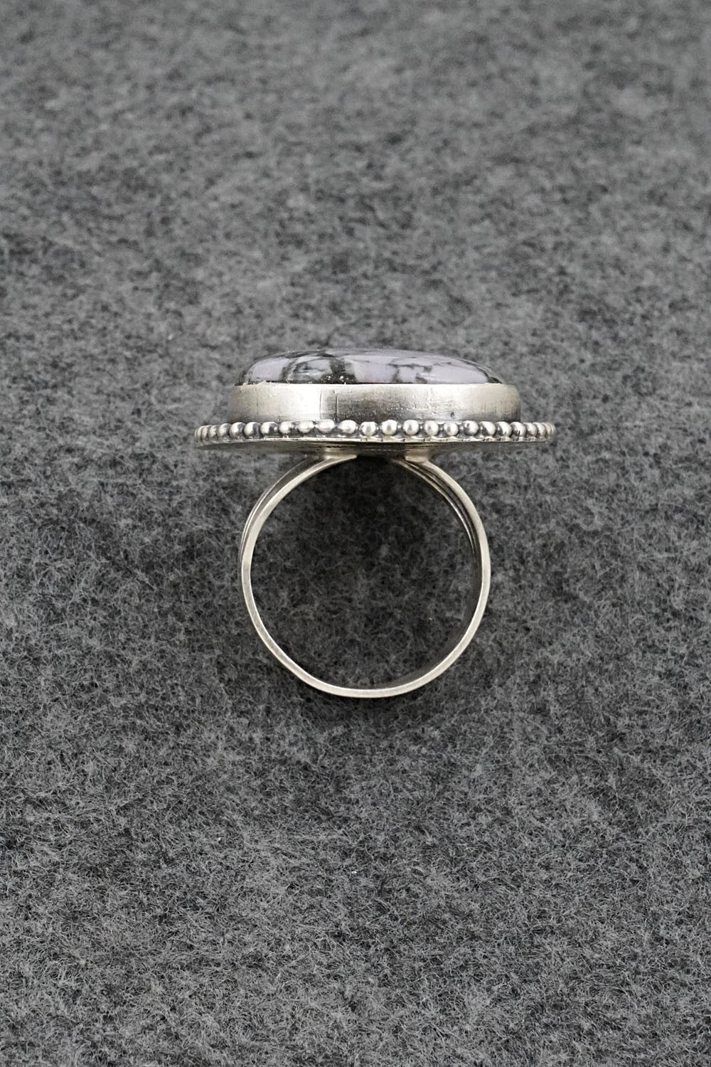 Morado & Sterling Silver Ring - Darrin Livingston - Size 9.5