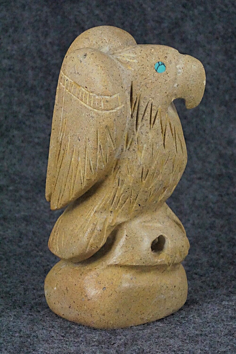Eagle Zuni Fetish Carving - Daniel Chattin