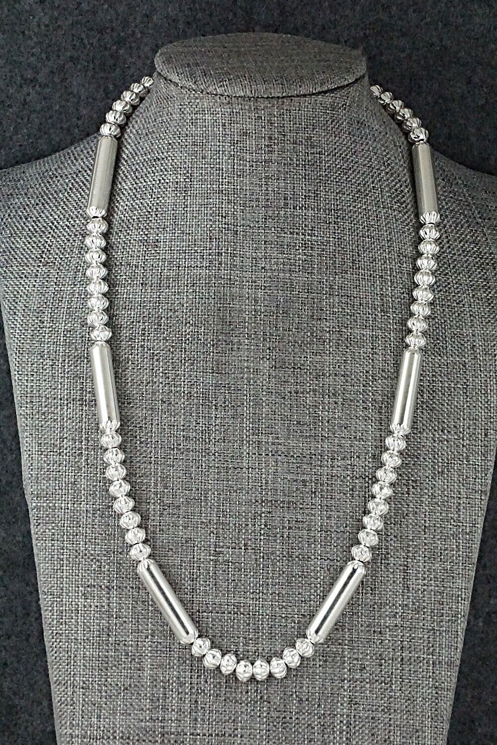 Sterling Silver Navajo Pearl Necklace - Tonisha Haley