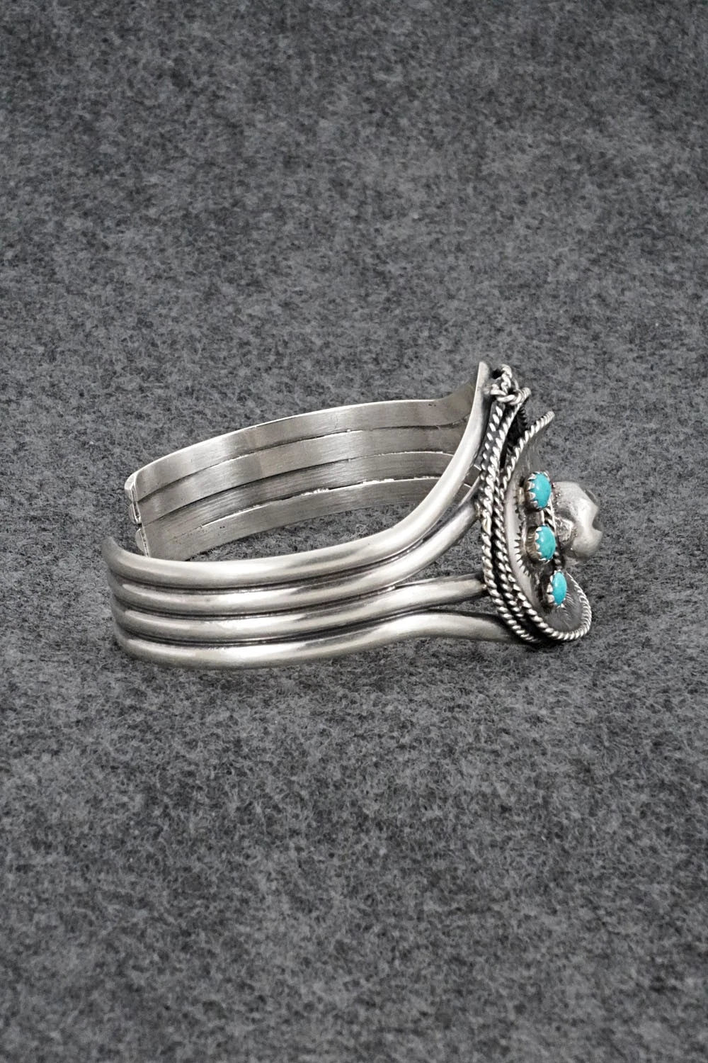 Turquoise & Sterling Silver Bracelet - Bobby Platero