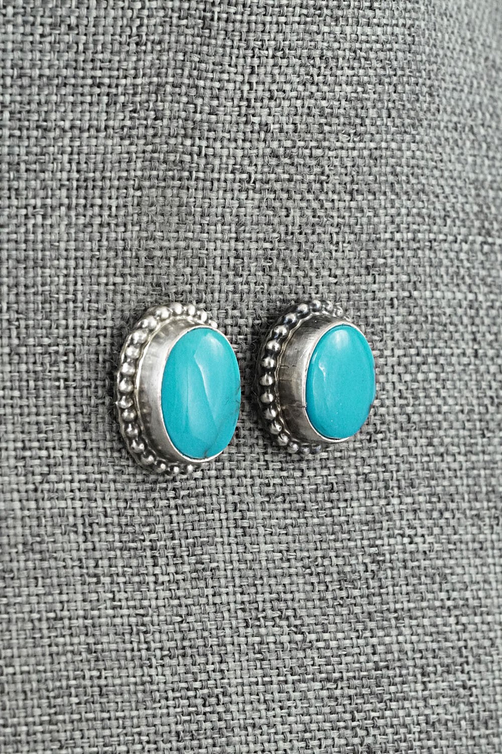 Turquoise & Sterling Silver Pendant and Earrings Set - Darrin Livingston