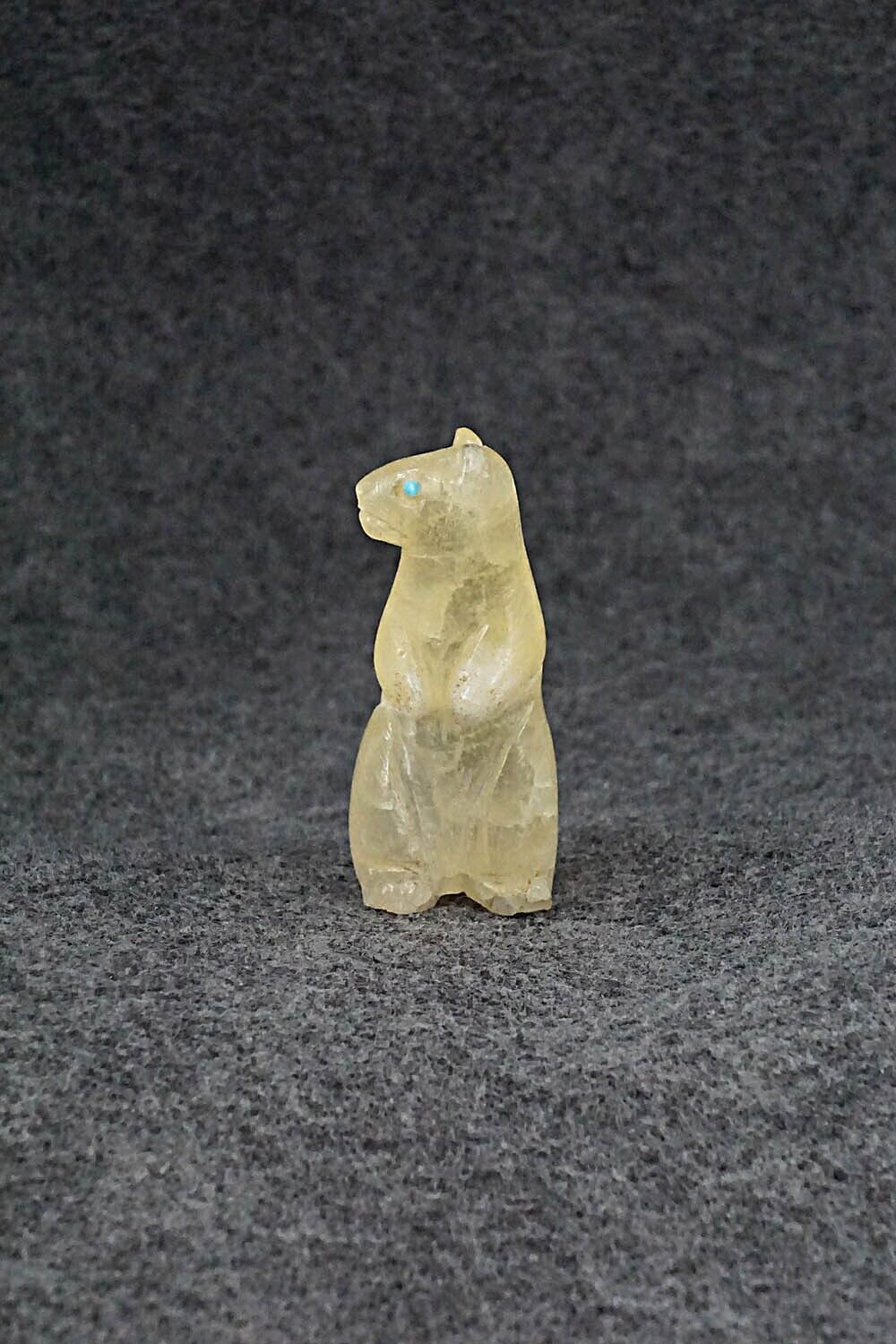 Bear Zuni Fetish Carving - Lindsey Cheama