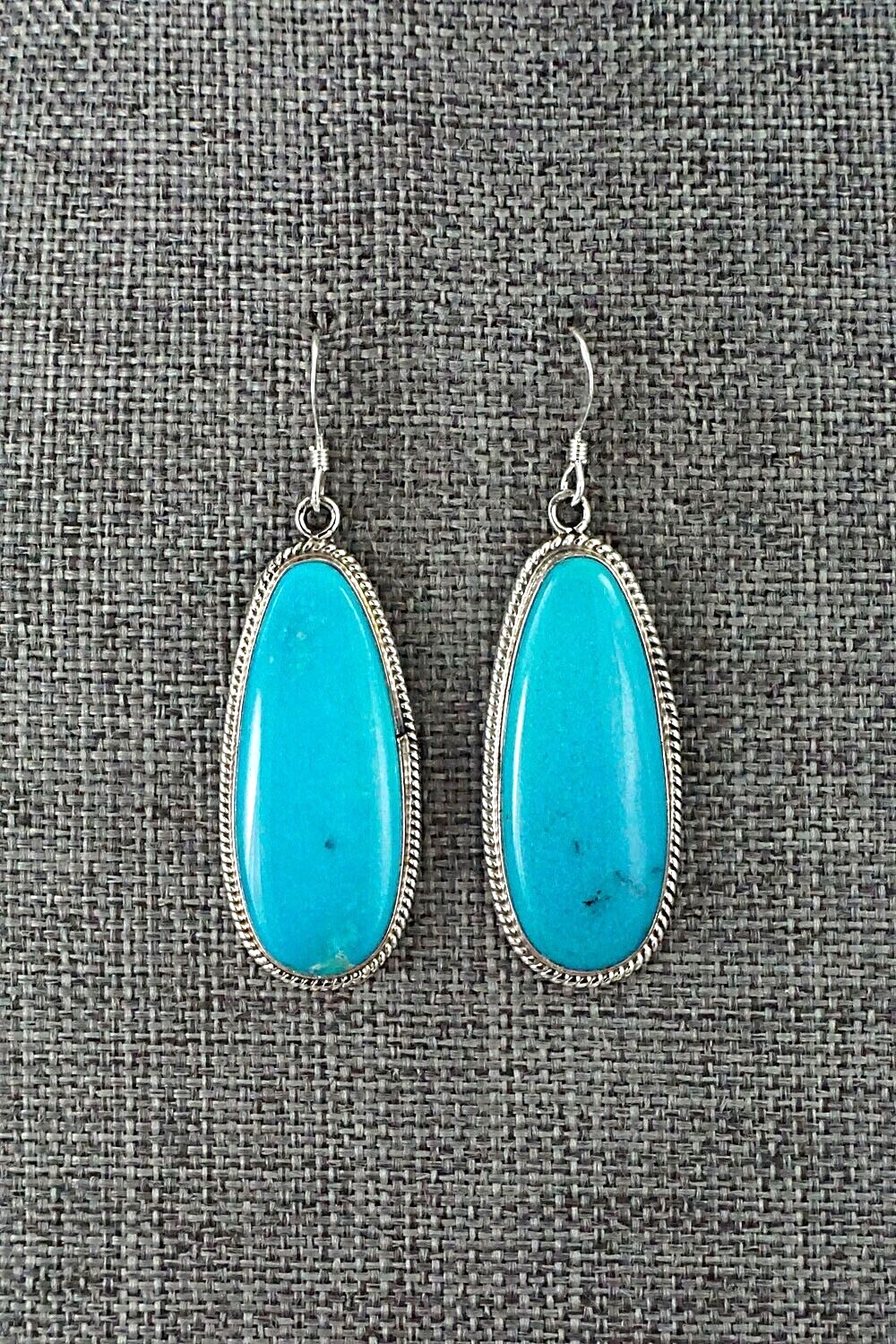 Turquoise and Sterling Silver Earrings - Sharon McCarthy