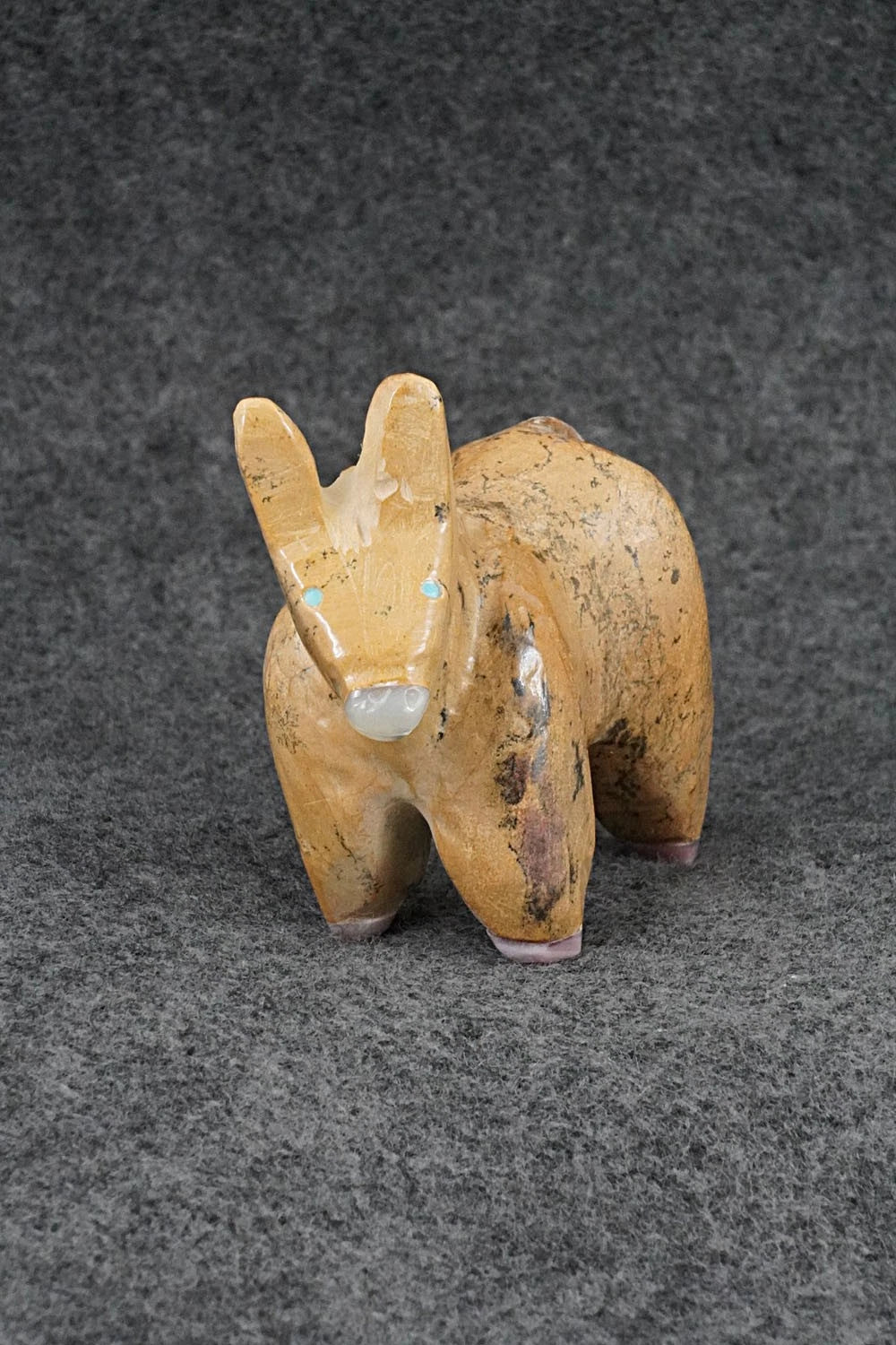 Donkey Zuni Fetish Carving - Freddie Leekya