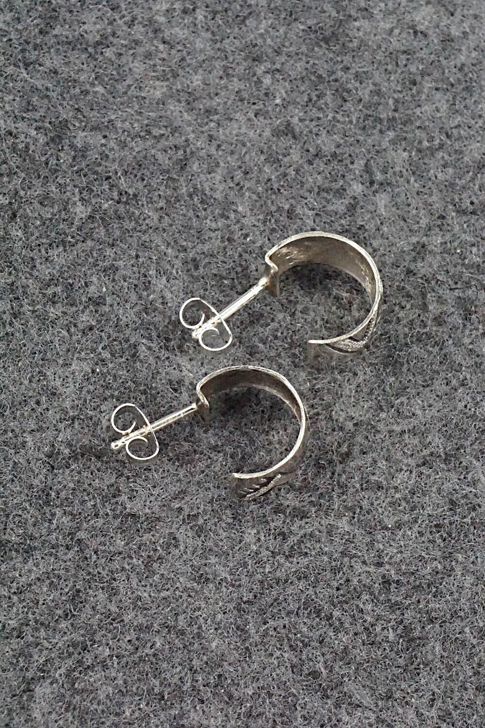 Sterling Silver Hoop Earrings - Nora Ashley