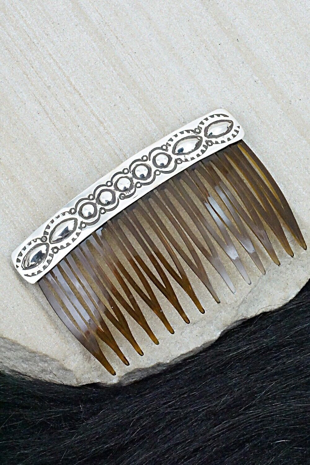 Sterling Silver Hair Combs - Jennie Blackgoat