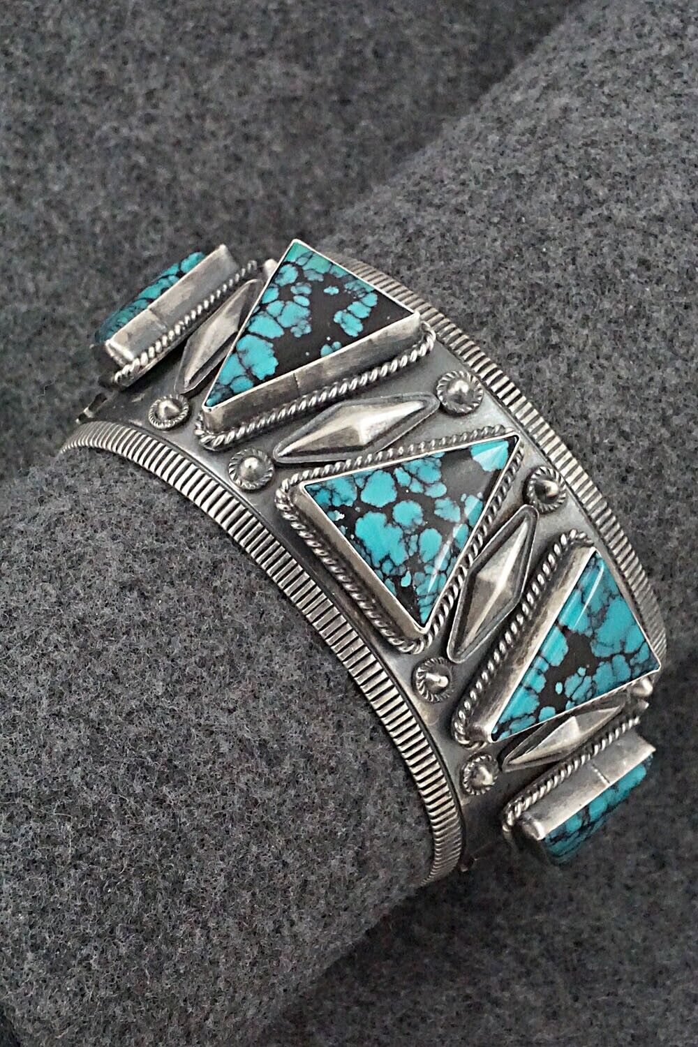 Turquoise & Sterling Silver Bracelet - Derrick Gordon