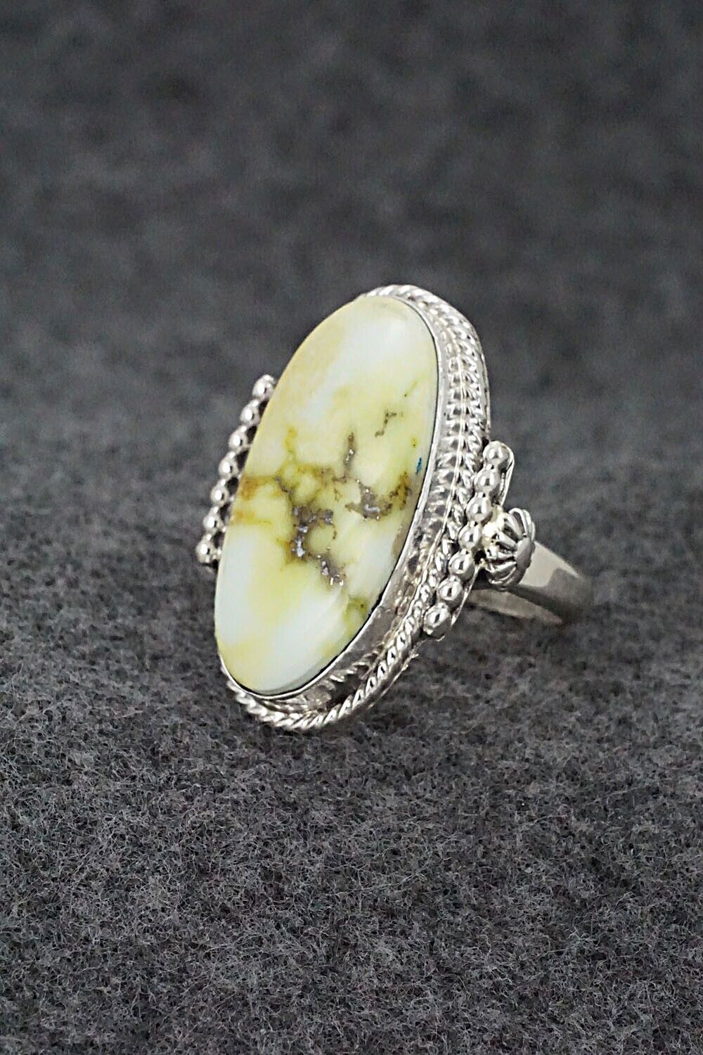 Variscite & Sterling Silver Ring - Andrew Vandever - Size 6.75