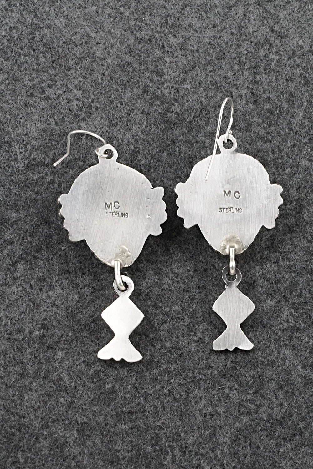 Turquoise & Sterling Silver Earrings - Michael Calladitto