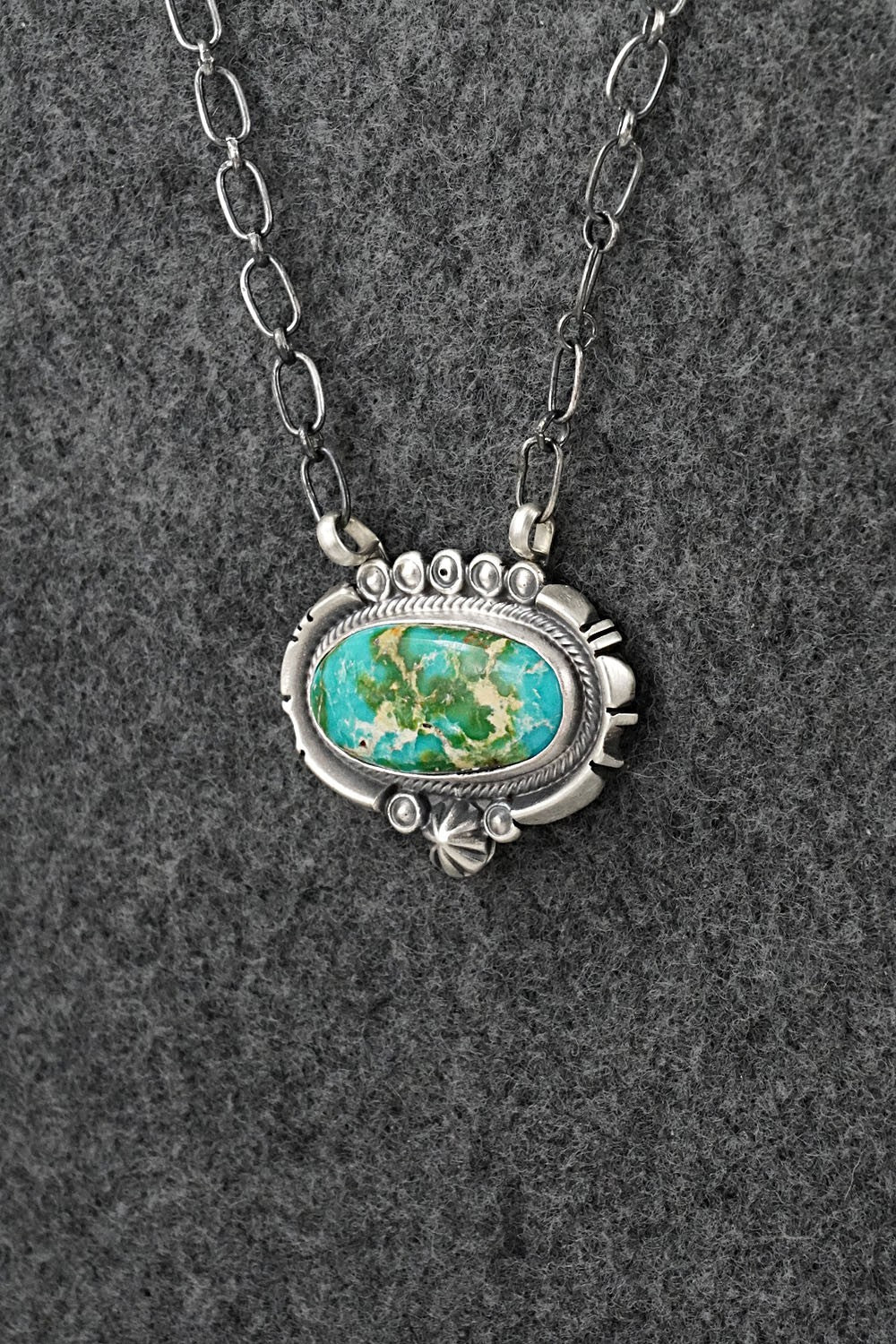 Turquoise & Sterling Silver Necklace - Daniel Benally