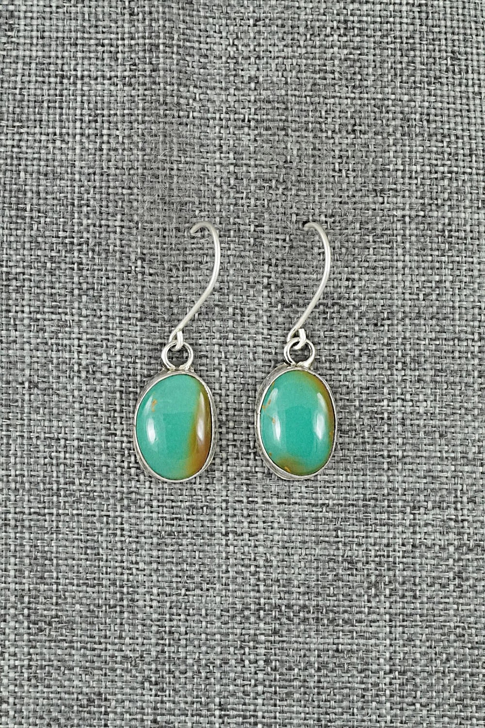 Turquoise & Sterling Silver Earrings - Rosemary Saunders