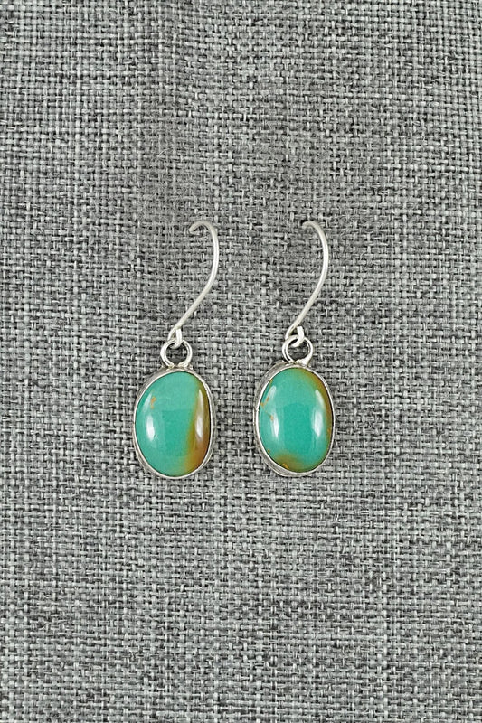 Turquoise & Sterling Silver Earrings - Rosemary Saunders