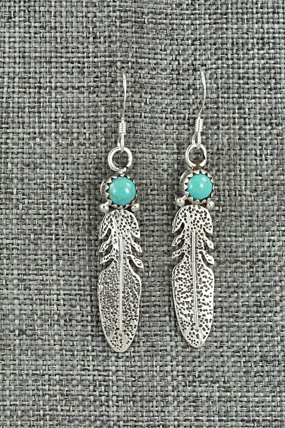 Turquoise & Sterling Silver Earrings - Sharon McCarthy