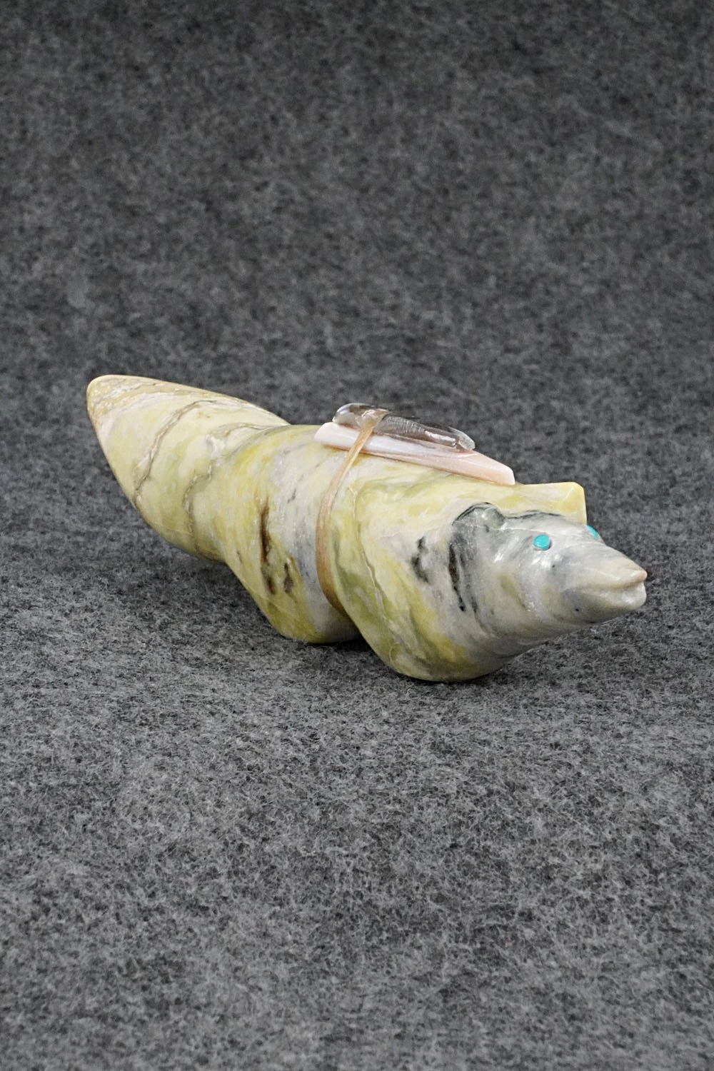 Fox Zuni Fetish Carving - Delvin Leekya