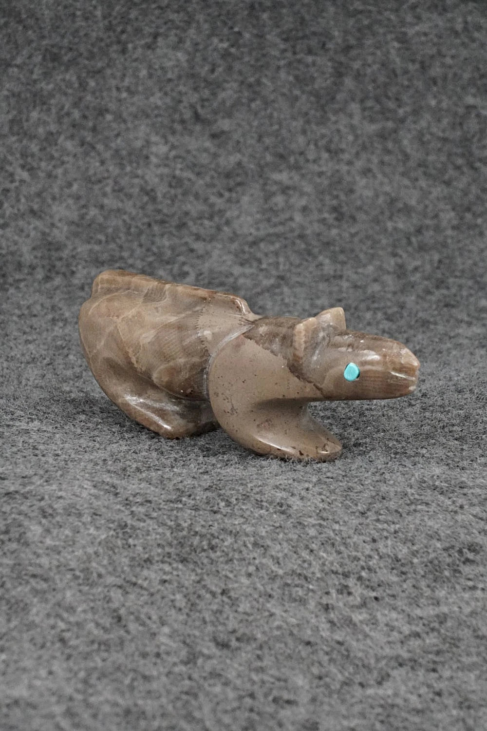 Mountain Lion Zuni Fetish Carving - Ronnie Lunasee