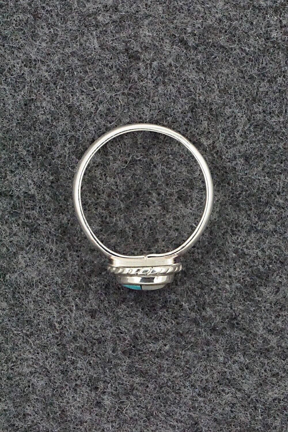 Multi-Stone & Sterling Silver Ring - Delbert Kallestewa Jr. - Size 9.5