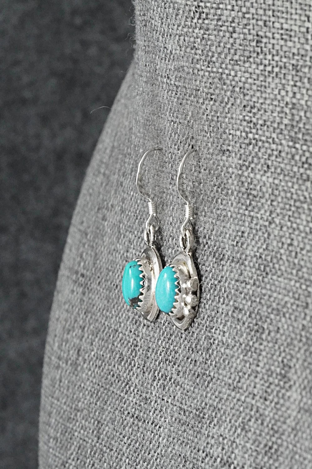 Turquoise & Sterling Silver Earrings - Rita Largo
