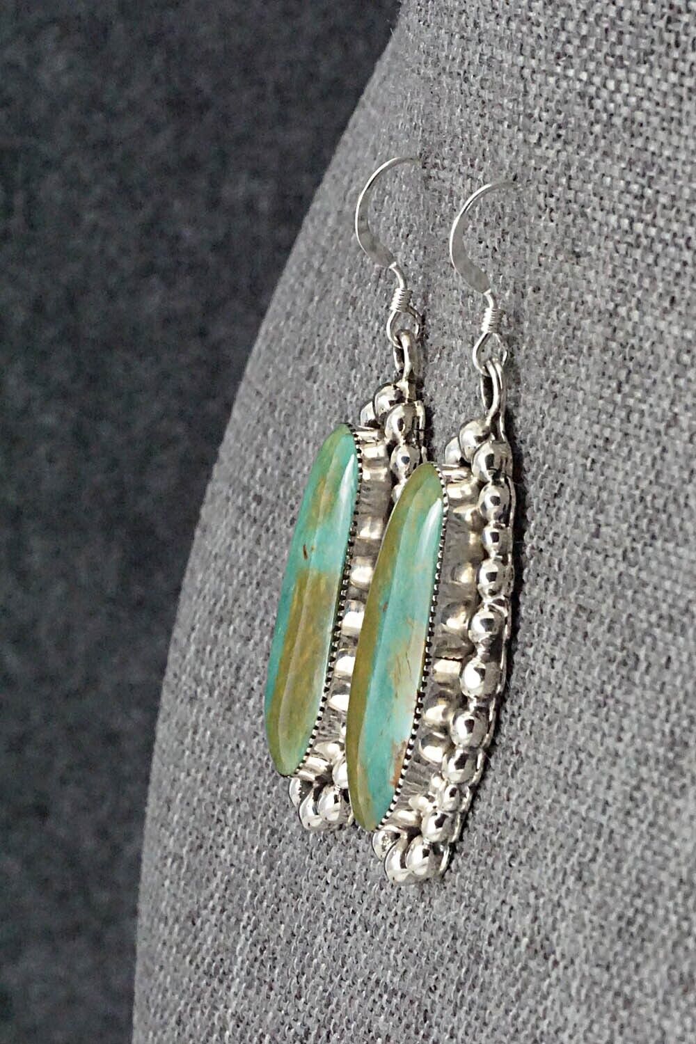 Turquoise & Sterling Silver Earrings - Sheena Jack