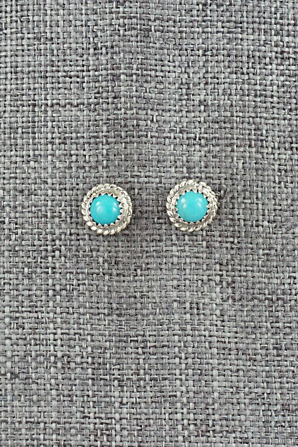 Turquoise & Sterling Silver Earrings - Herbert Spencer