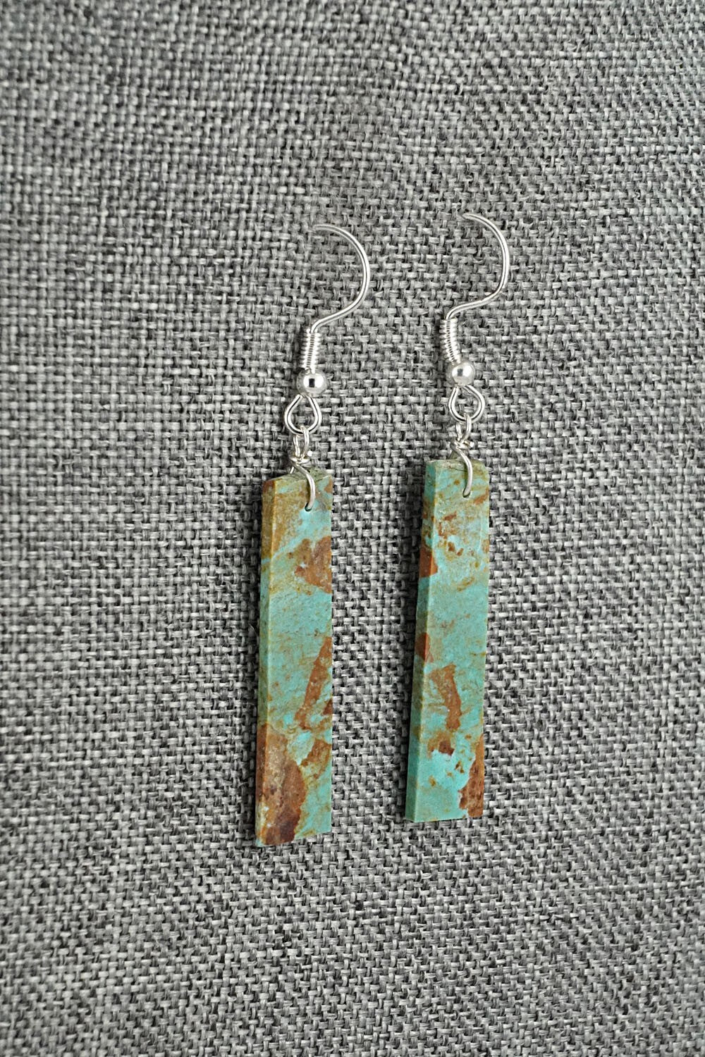 Turquoise & Sterling Silver Earrings - Tammy Nolcot