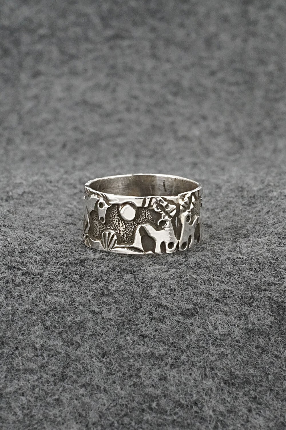 Sterling Silver Ring - Lloyd Becenti - Size 8.5