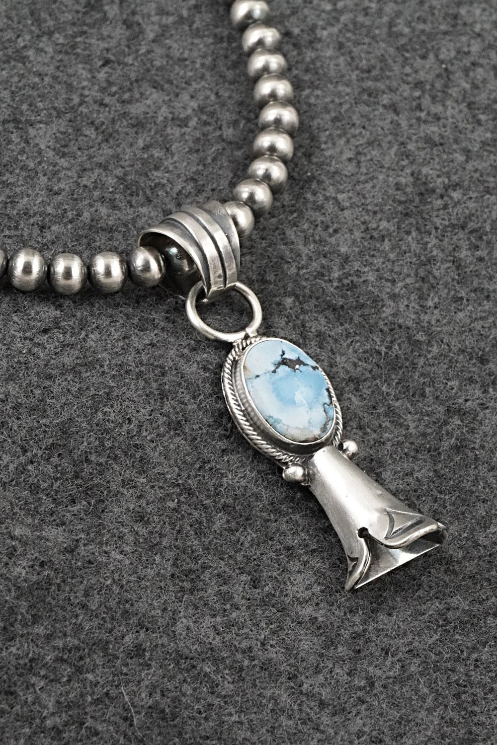 Turquoise & Sterling Silver Necklace - Sharon McCarthy