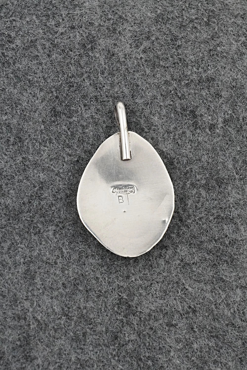Turquoise & Sterling Silver Pendant - Ervin Begay