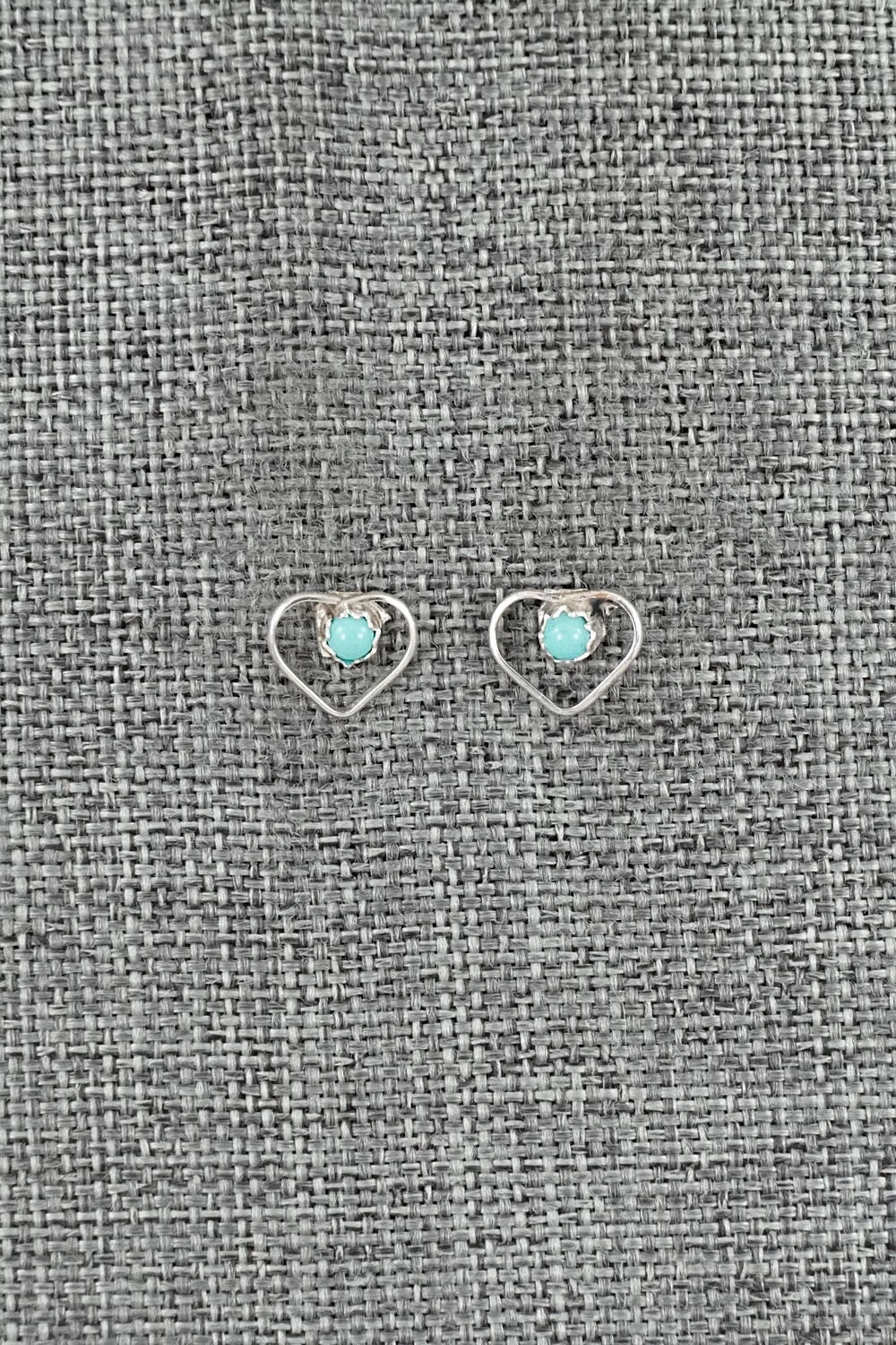 Turquoise & Sterling Silver Earrings - Shantal Bitsie