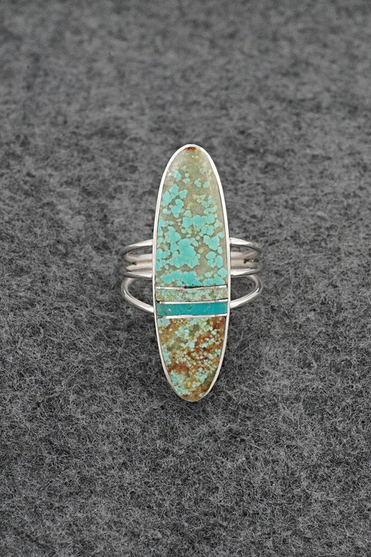 Turquoise & Sterling Silver Ring - Harold Smith - Size 7